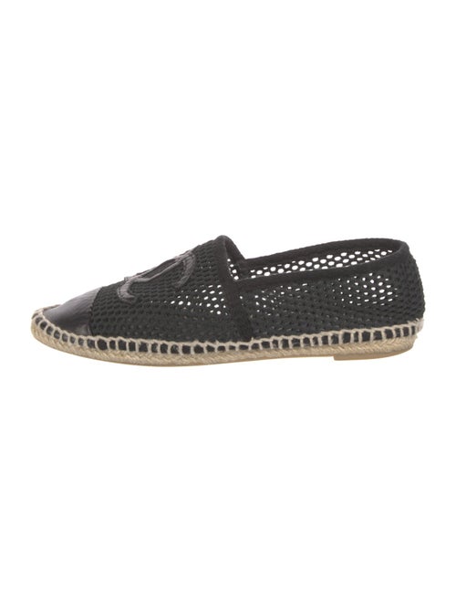 Chanel Interlocking CC Logo Mesh Espadrilles