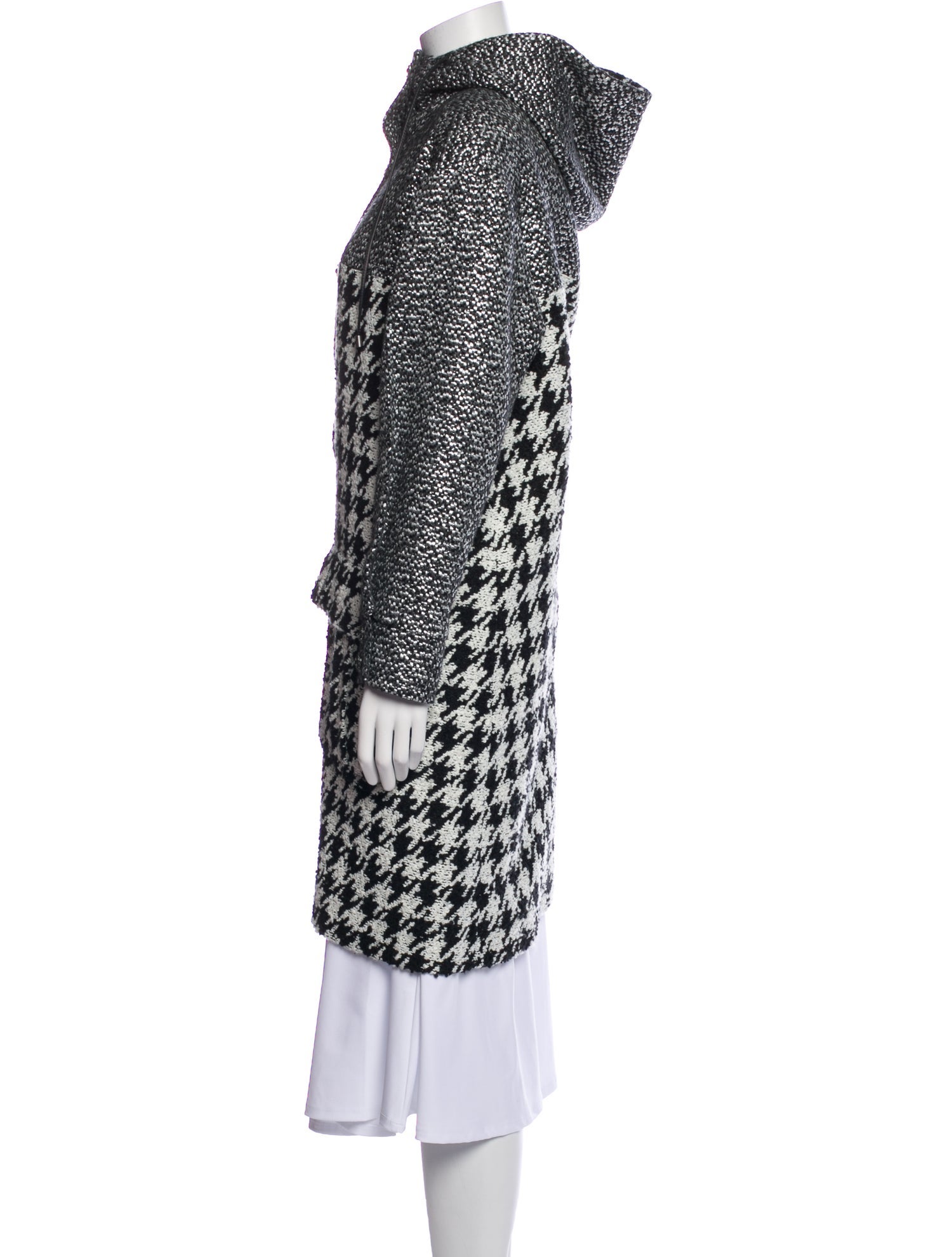 Chanel 2016 Houndstooth Print Peacoat w/ Tags