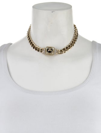 Chanel 2022 Strass & Resin CC Choker