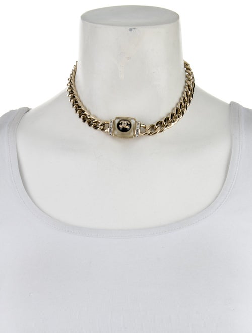 Chanel 2022 Strass & Resin CC Choker