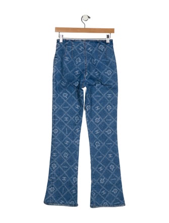 Chanel 2023 Wide Leg Jeans