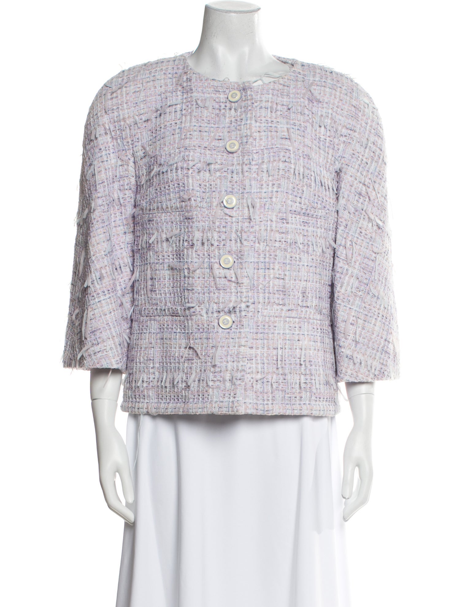 Chanel 2018 Tweed Pattern Evening Jacket