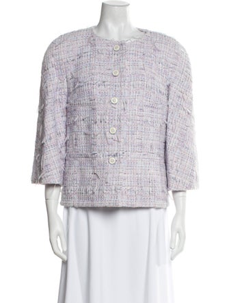 Chanel 2018 Tweed Pattern Evening Jacket