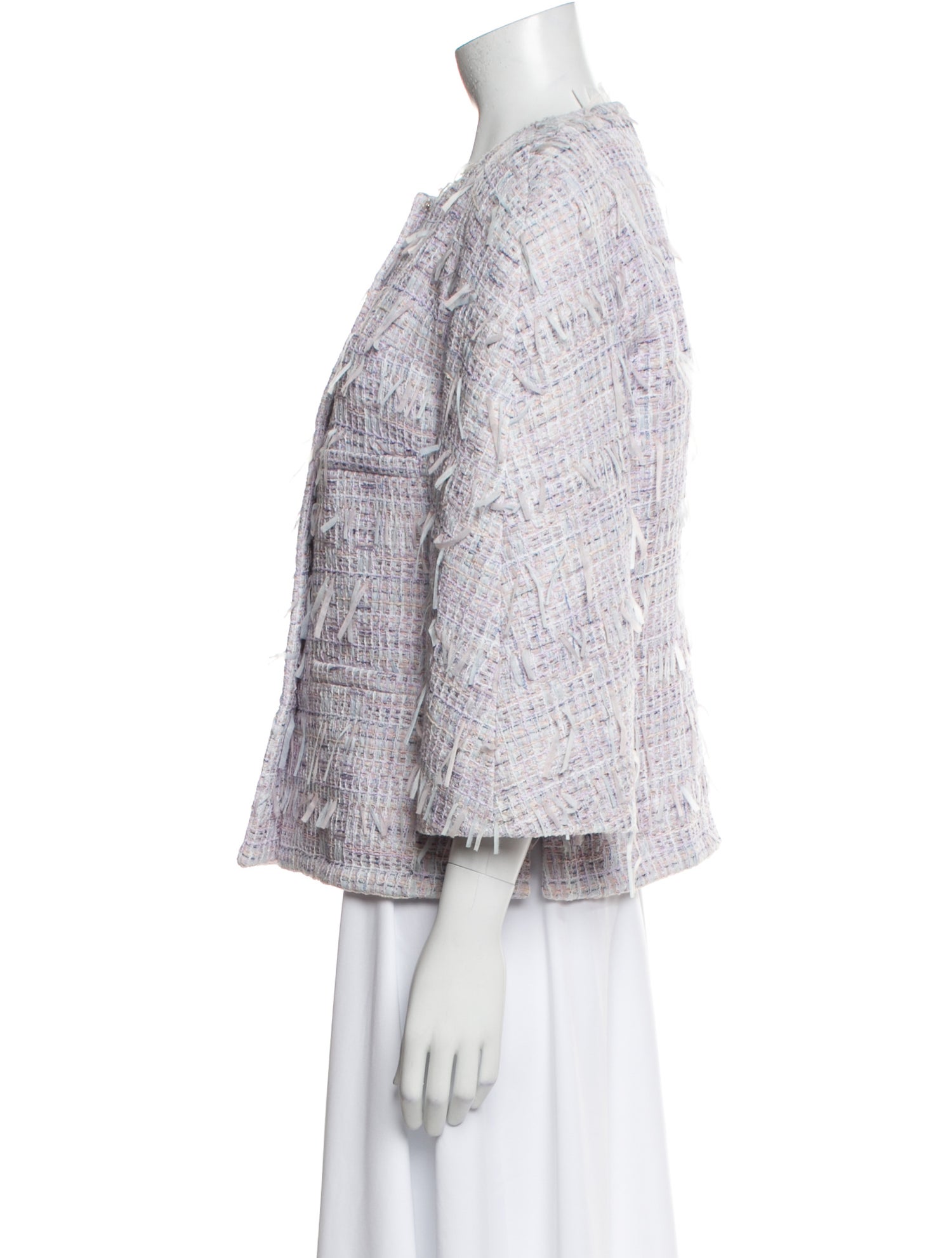 Chanel 2018 Tweed Pattern Evening Jacket