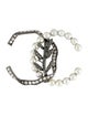 Chanel Faux Pearl & Strass CC Enchanted Forest Single Clip-On Earring