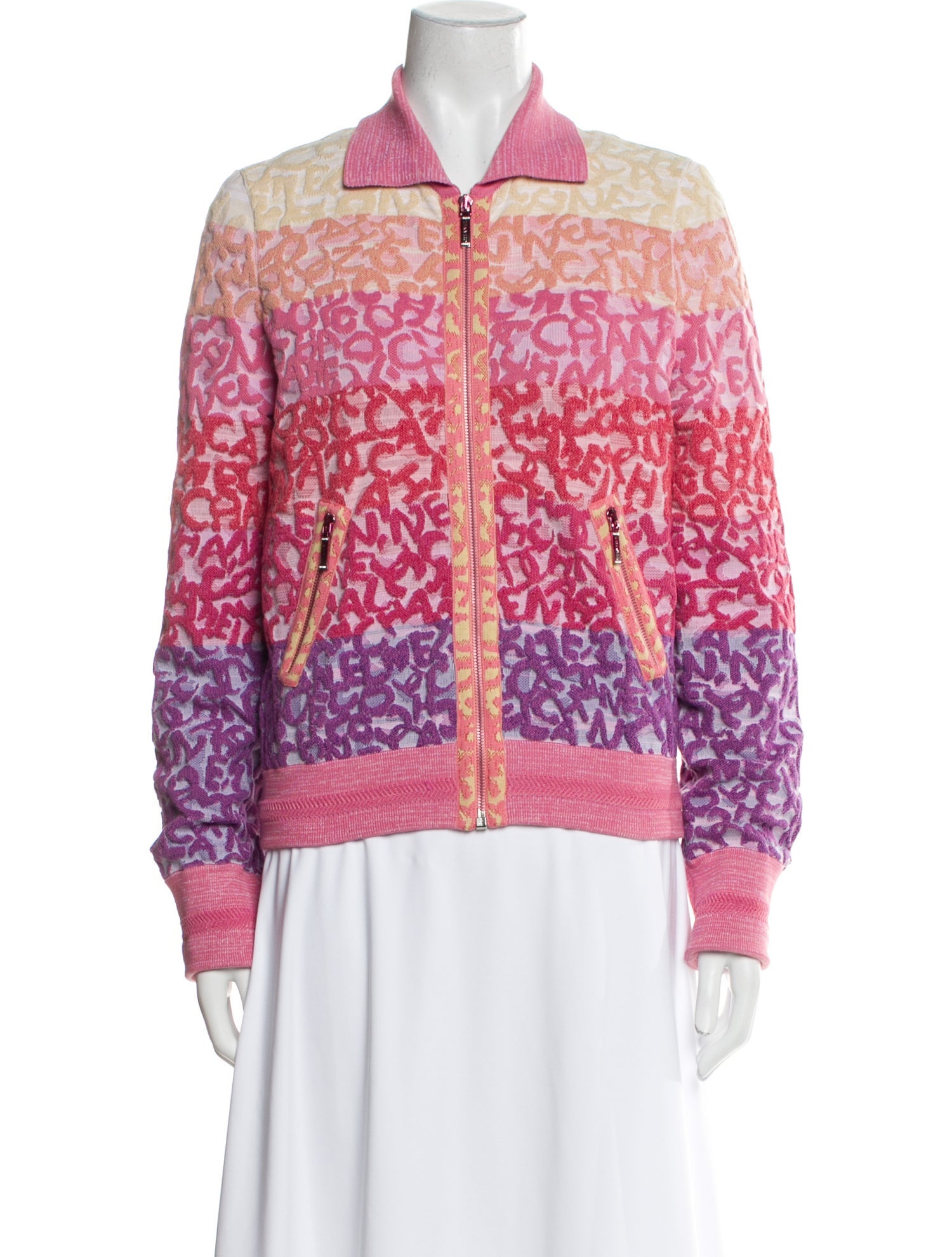 Chanel 2022 Striped Sweater