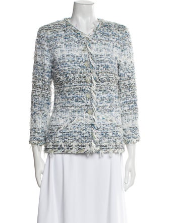 Chanel 2018 Tweed Pattern Evening Jacket