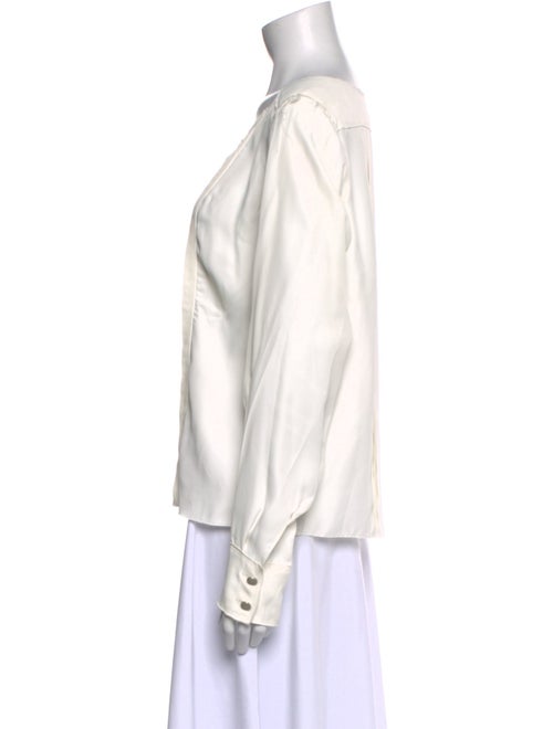 Chanel 2011 Silk Button-Up Top