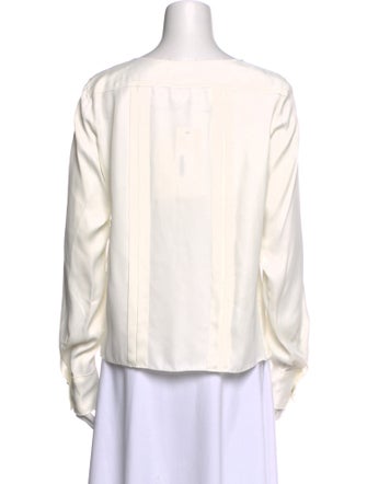 Chanel 2011 Silk Button-Up Top