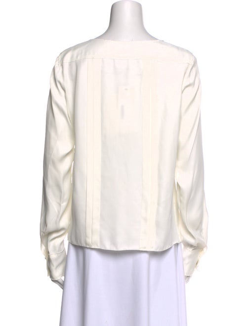 Chanel 2011 Silk Button-Up Top