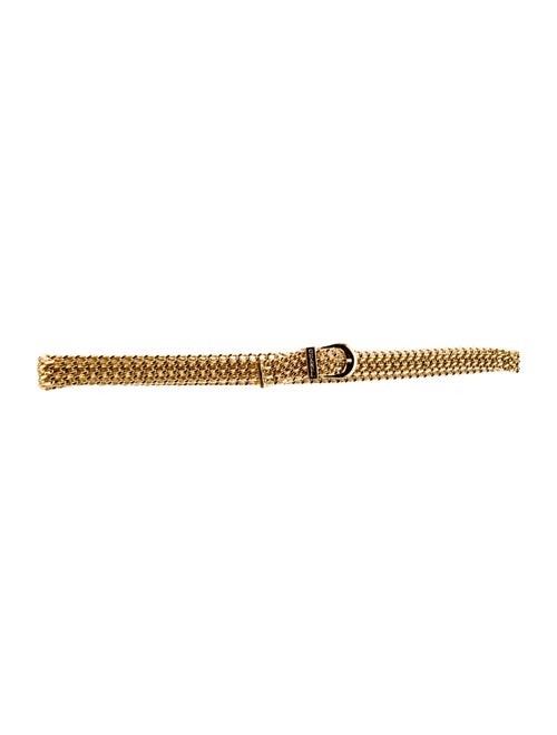 Chanel 1997 Chain-Link Accent Waist Belt