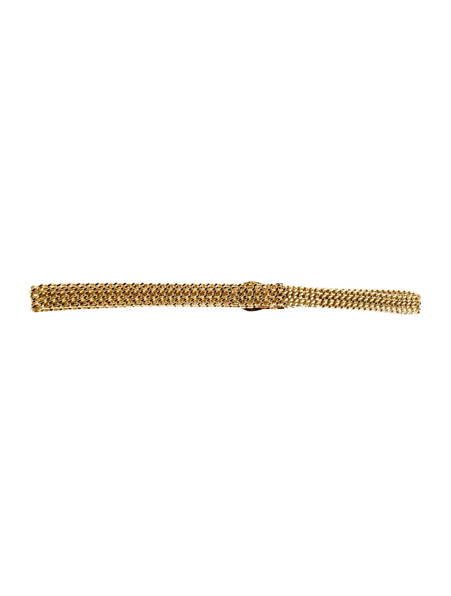 Chanel 1997 Chain-Link Accent Waist Belt