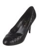 Chanel Interlocking CC Logo Leather Pumps