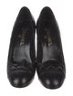 Chanel Interlocking CC Logo Leather Pumps