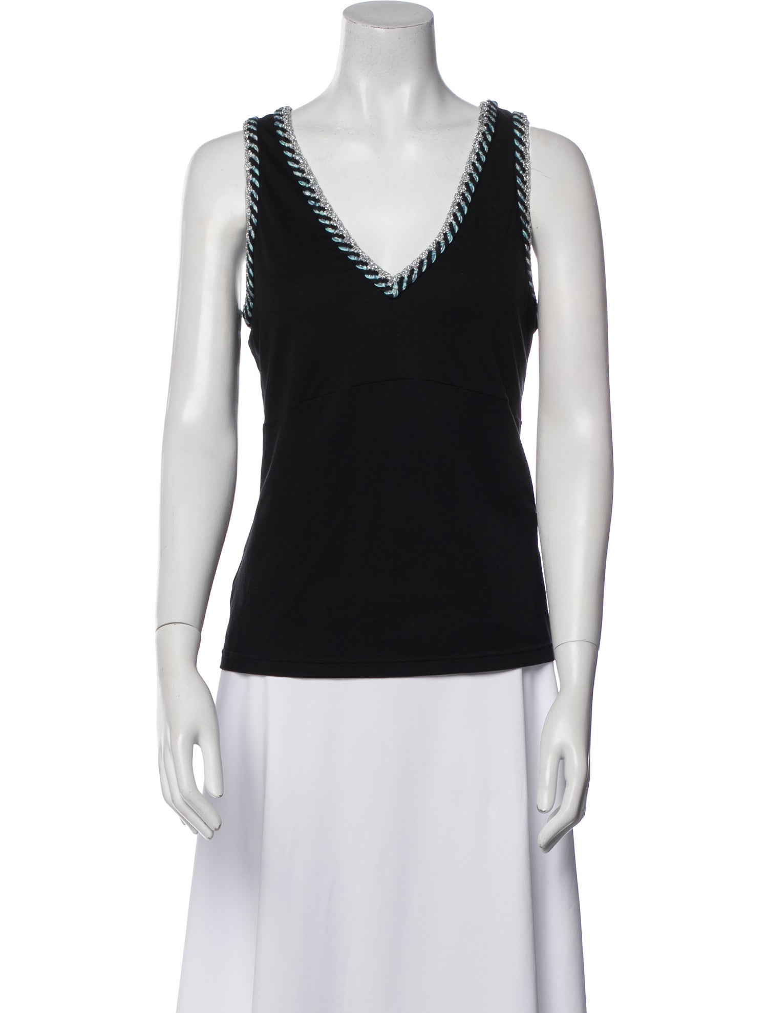 Chanel 2018 V-Neck Top