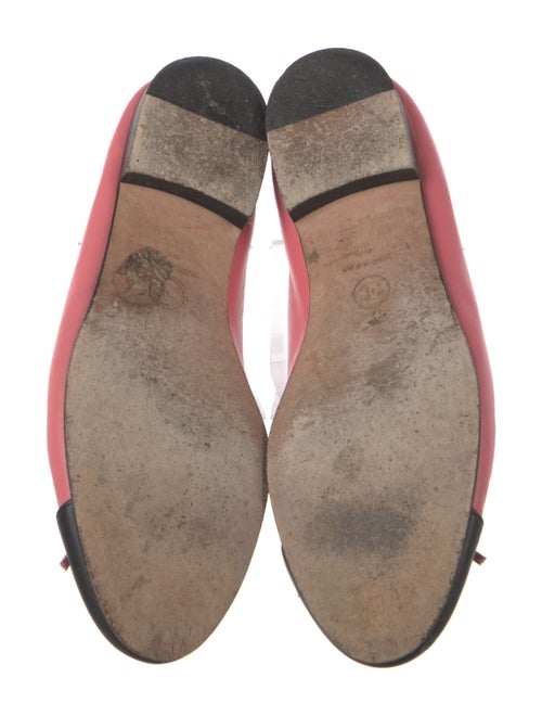 Chanel Interlocking CC Logo Leather Flats