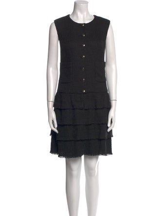Chanel Crew Neck Mini Dress
