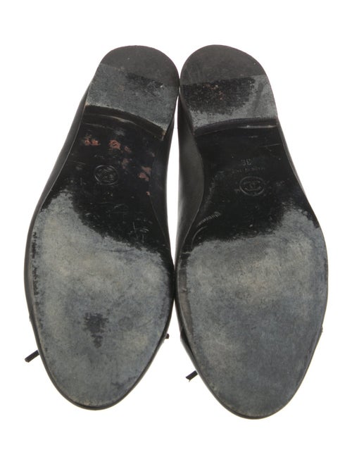 Chanel Interlocking CC Logo Lambskin Ballet Flats