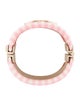Chanel Gingham CC Hinged Cuff