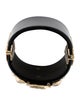 Chanel Strass & Resin CC Hinged Cuff Bracelet
