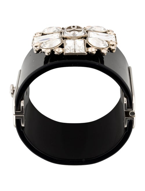 Chanel Resin & Strass CC Cuff