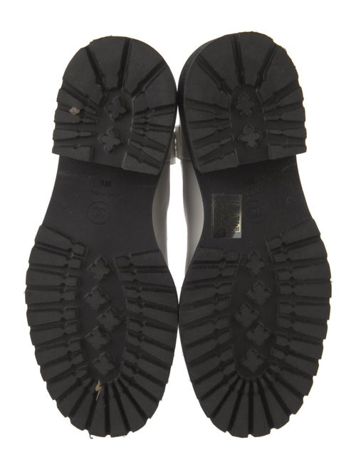 Chanel 2020 Interlocking CC Logo Moto Boots