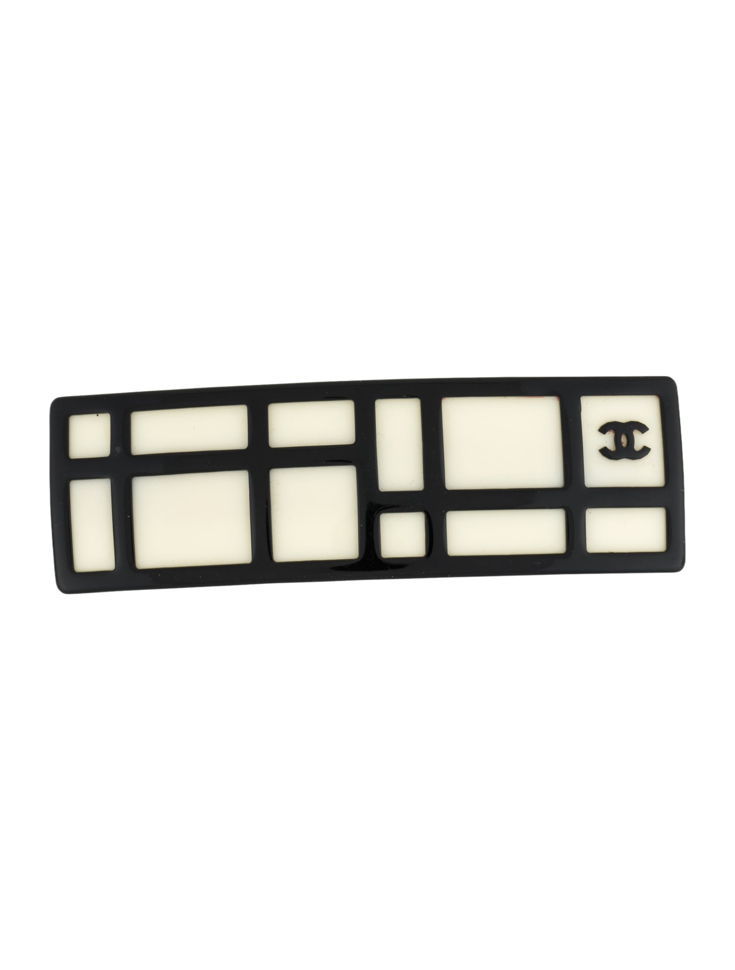 Chanel CC Rectangle Barrette