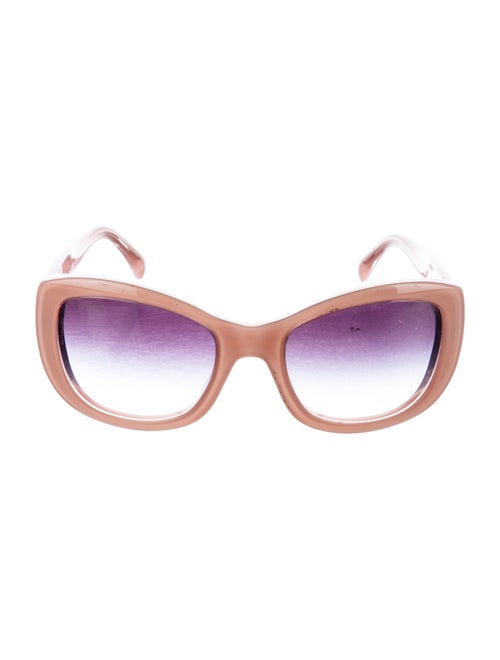 Chanel Interlocking CC Logo Cat-Eye Sunglasses