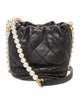 Chanel Mini About Pearls Drawstring Bucket Bag