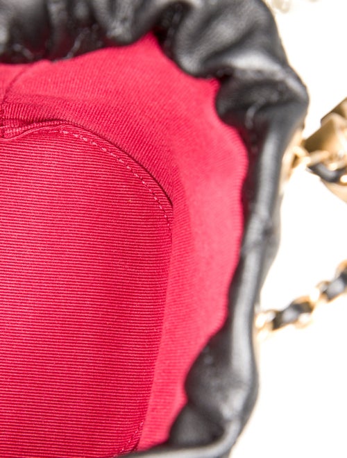 Chanel Mini About Pearls Drawstring Bucket Bag