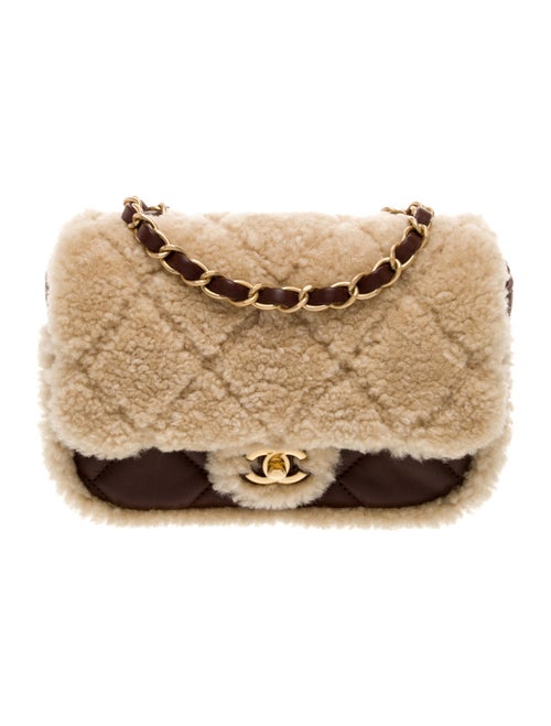 Chanel Shearling Mini Square Flap