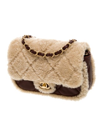 Chanel Shearling Mini Square Flap