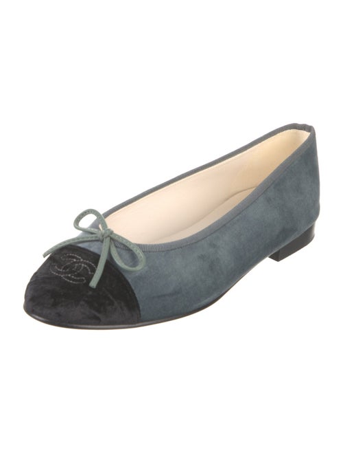 Chanel 2024 Interlocking CC Logo Ballet Flats