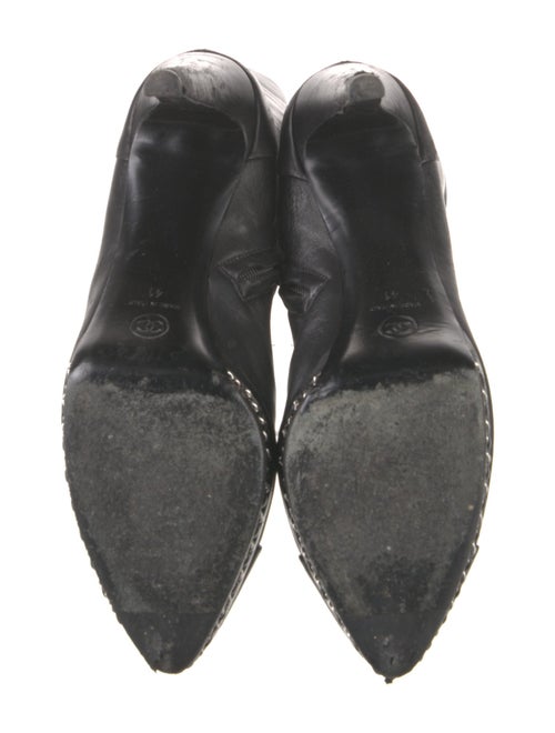 Chanel Interlocking CC Logo Leather Boots