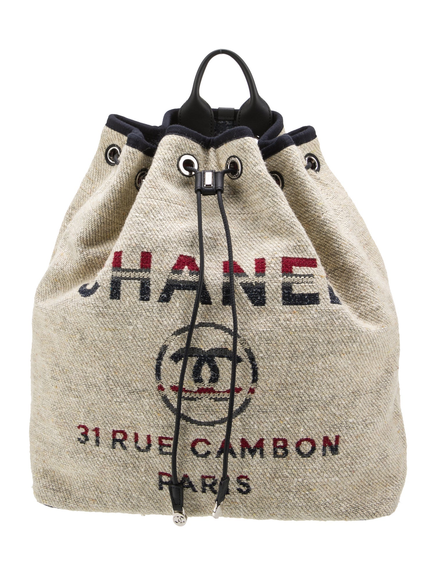 Chanel Canvas Deauville Backpack