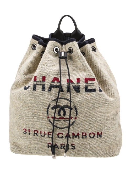 Chanel Canvas Deauville Backpack