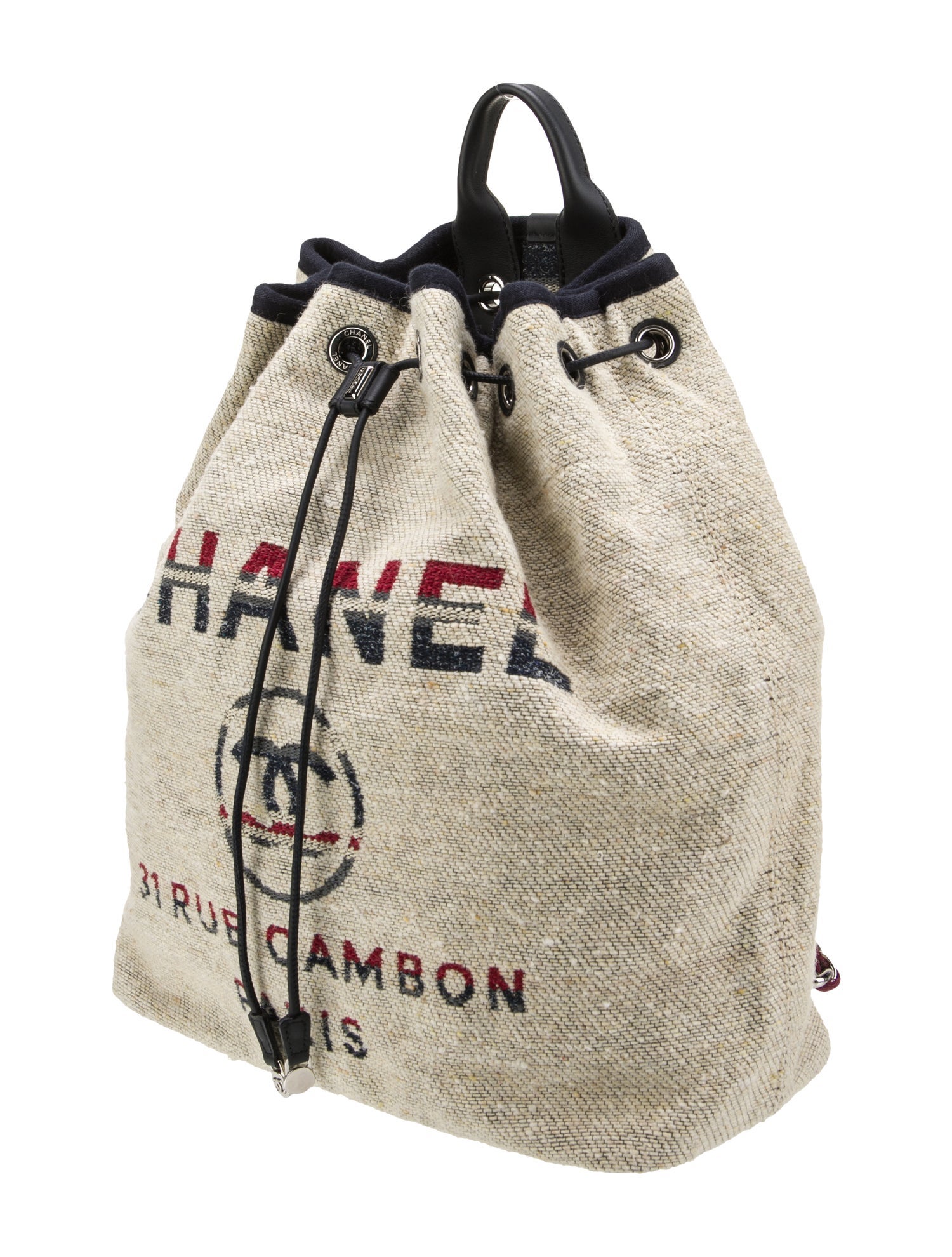 Chanel Canvas Deauville Backpack