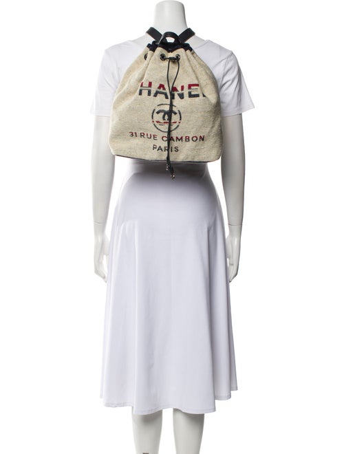 Chanel Canvas Deauville Backpack
