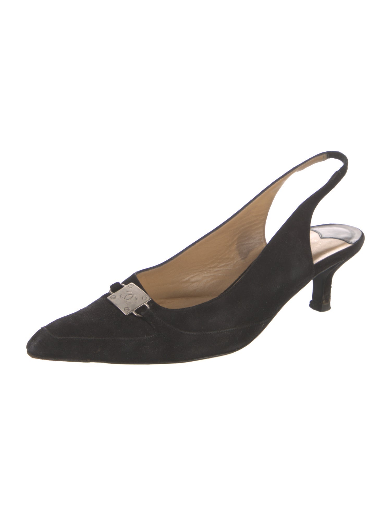 Chanel Vintage 1990's Slingback Pumps
