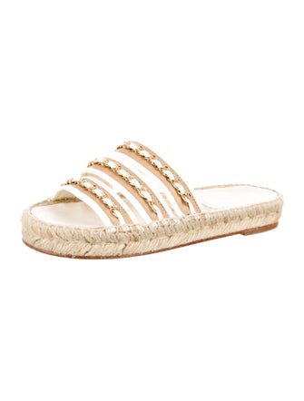 Chanel 2020 Interlocking CC Logo Espadrilles