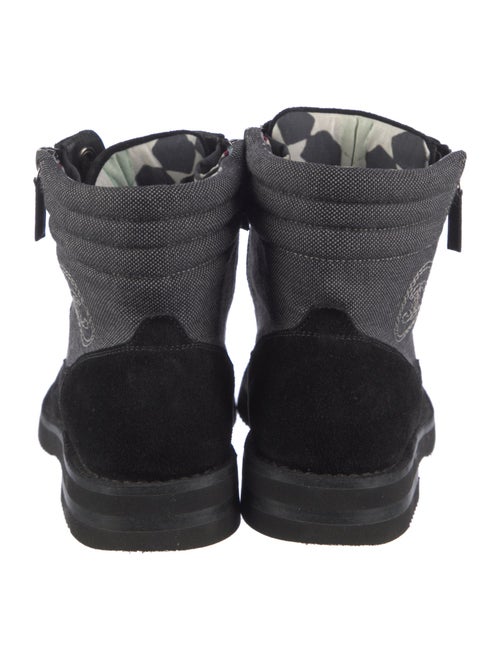 Chanel 2015 Interlocking CC Logo Combat Boots