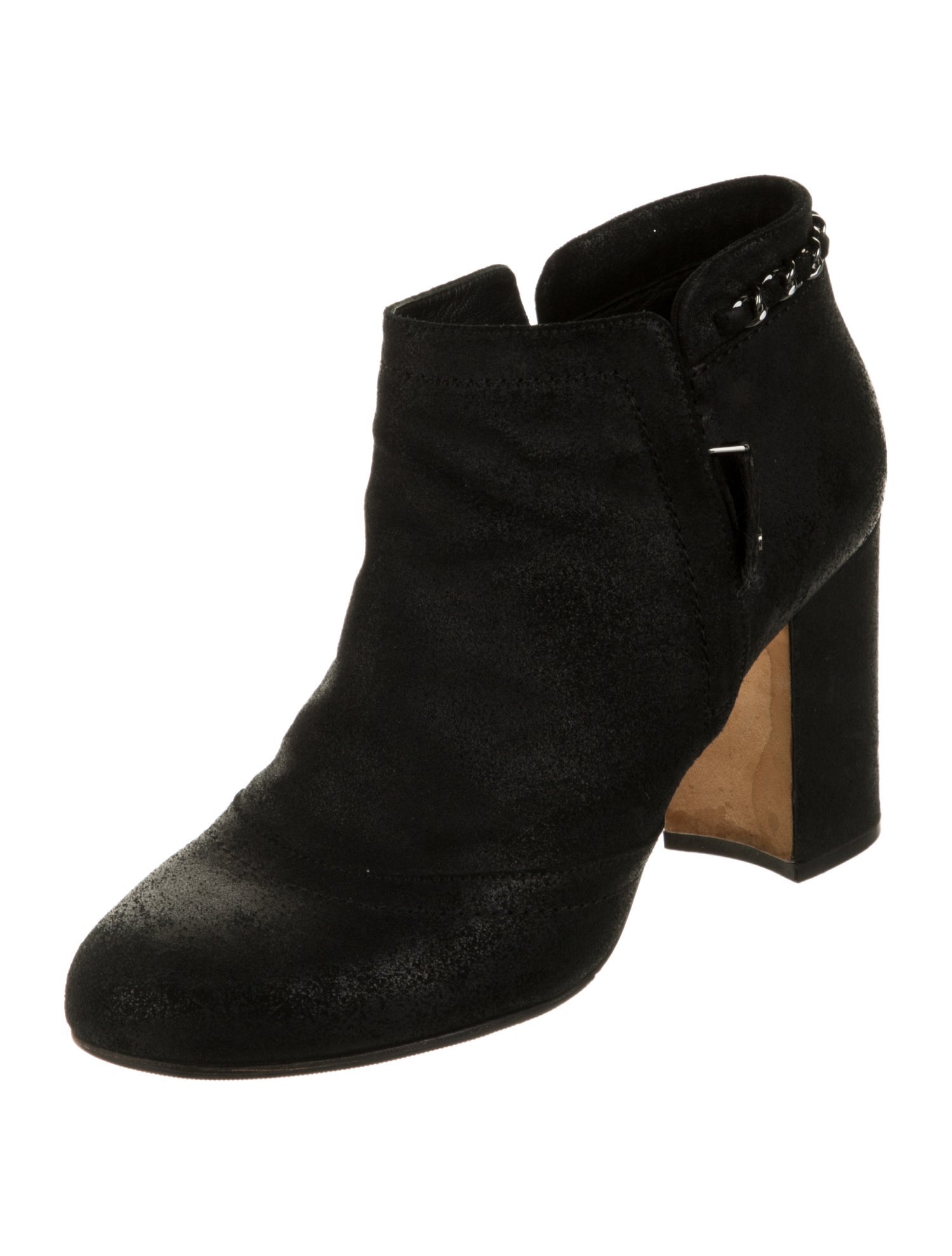 Chanel 2014 Interlocking CC Logo Boots