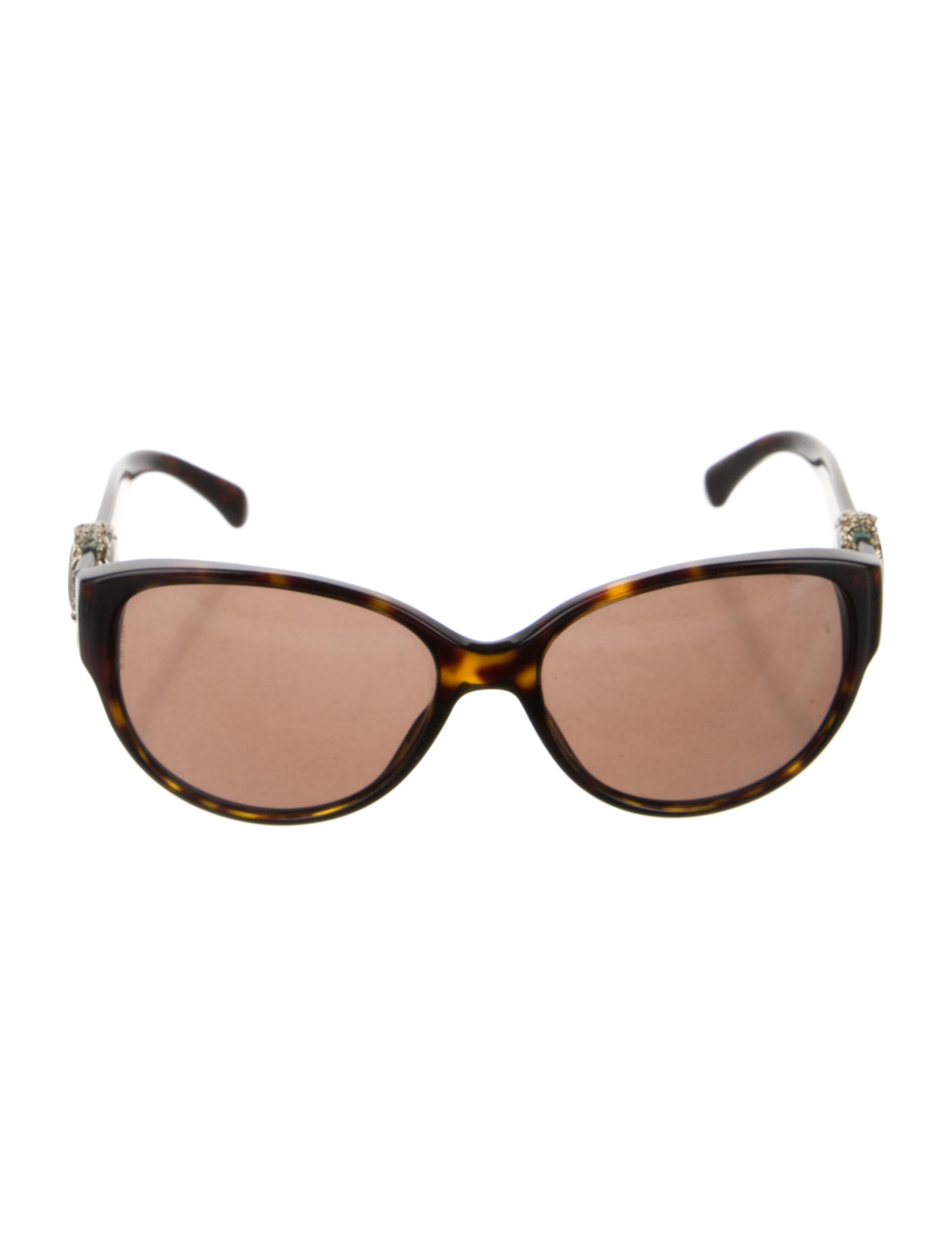 Chanel Interlocking CC Logo Cat-Eye Sunglasses
