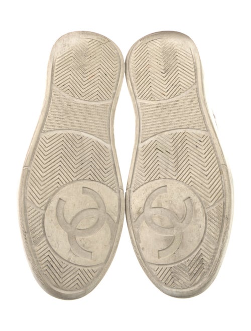 Chanel Interlocking CC Logo Leather Sneakers