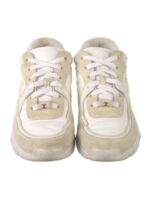 Chanel Interlocking CC Logo Suede Chunky Sneakers
