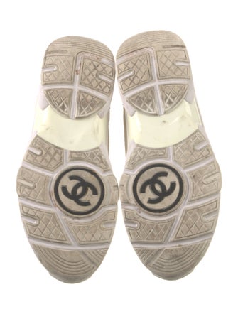 Chanel Interlocking CC Logo Suede Chunky Sneakers