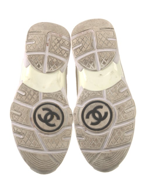 Chanel Interlocking CC Logo Suede Chunky Sneakers