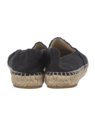 Chanel Interlocking CC Logo Suede Espadrilles