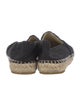 Chanel Interlocking CC Logo Suede Espadrilles