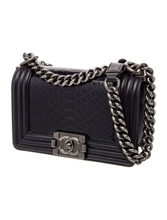 Chanel Small Python Boy Bag